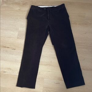 Ralph Lauren Men's Dark Brown Corduroy Pants Chocolate Stretch